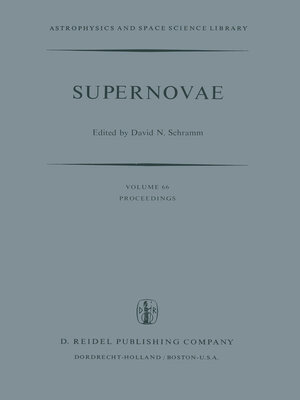 cover image of Supernovae